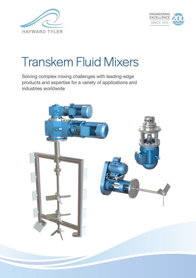 Transkem Fluid Mixers Brochure Cover